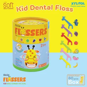 Smile Soft Flossers Kid Dental Floss 2y 