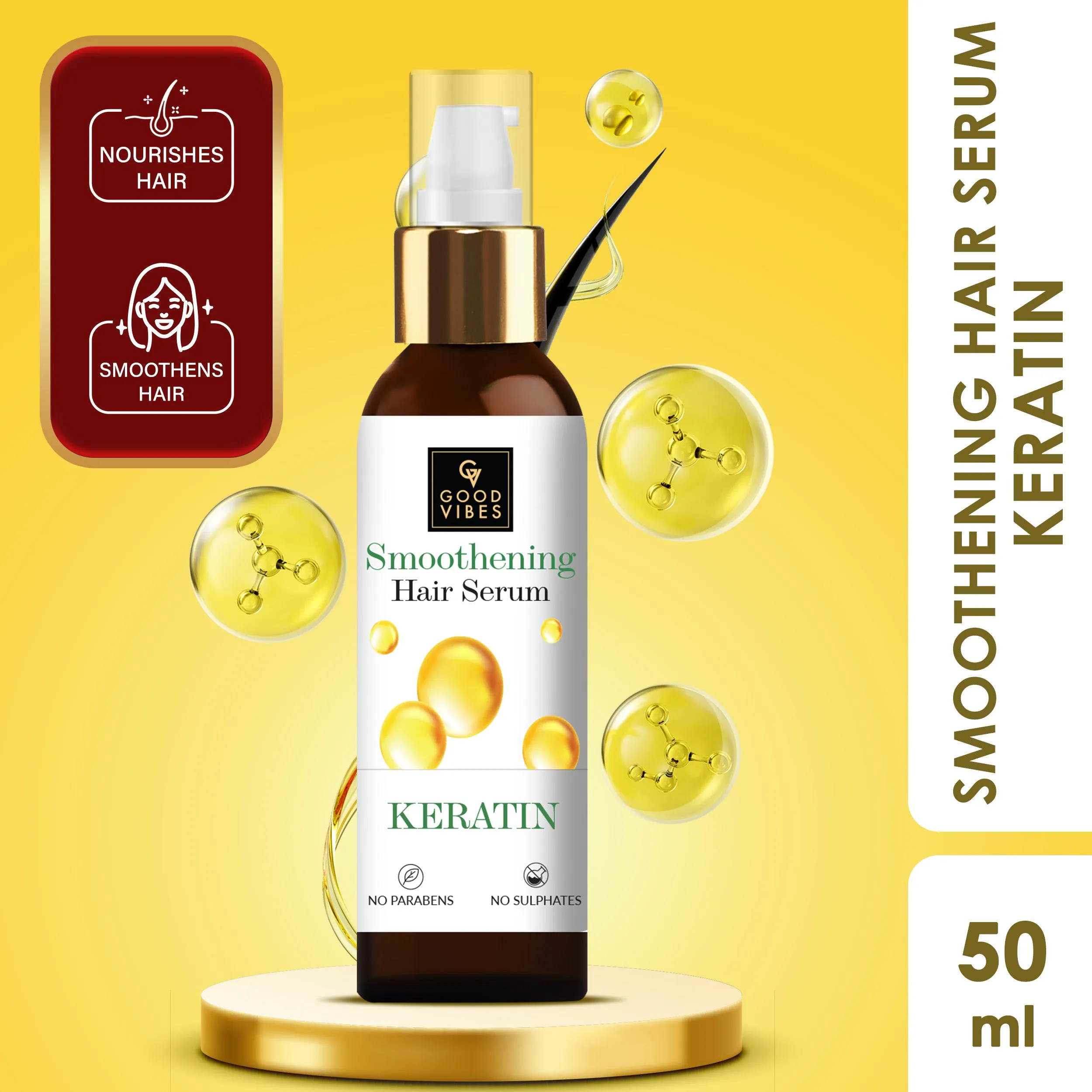Smoothening Hair Serum Keratin
