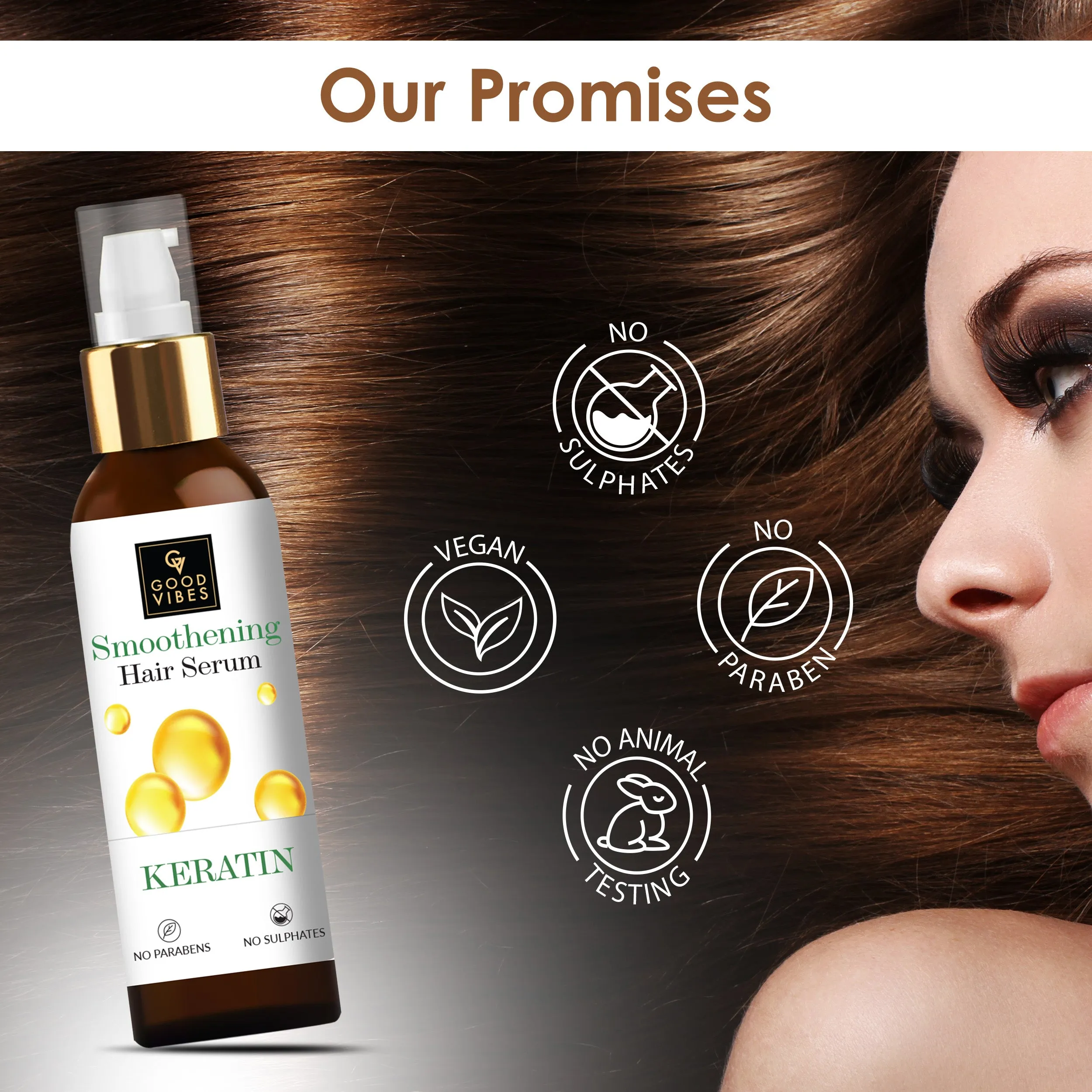 Smoothening Hair Serum Keratin