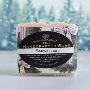 SnowFlake Soap--natural Cold Process Tallow Soap