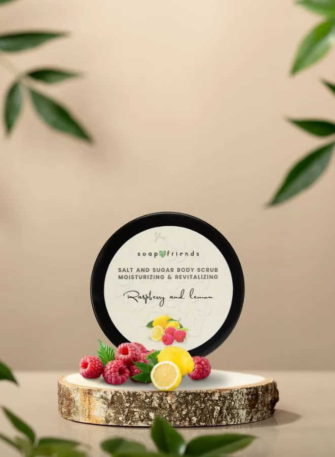 Soap&Friends Raspberry and Lemon Scrub, 200ml