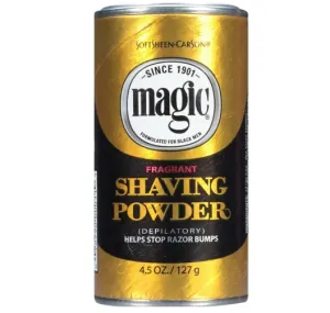SoftSheen-Carson Magic Fragrant Shaving Powder, Razorless Shaving for Coarse Textured Beards, 5 oz