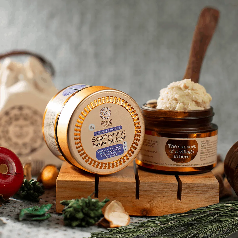 Soothening Belly Butter (4 In 1) | Stretch Mark Control & Soothens Belly Itchiness | 50 g