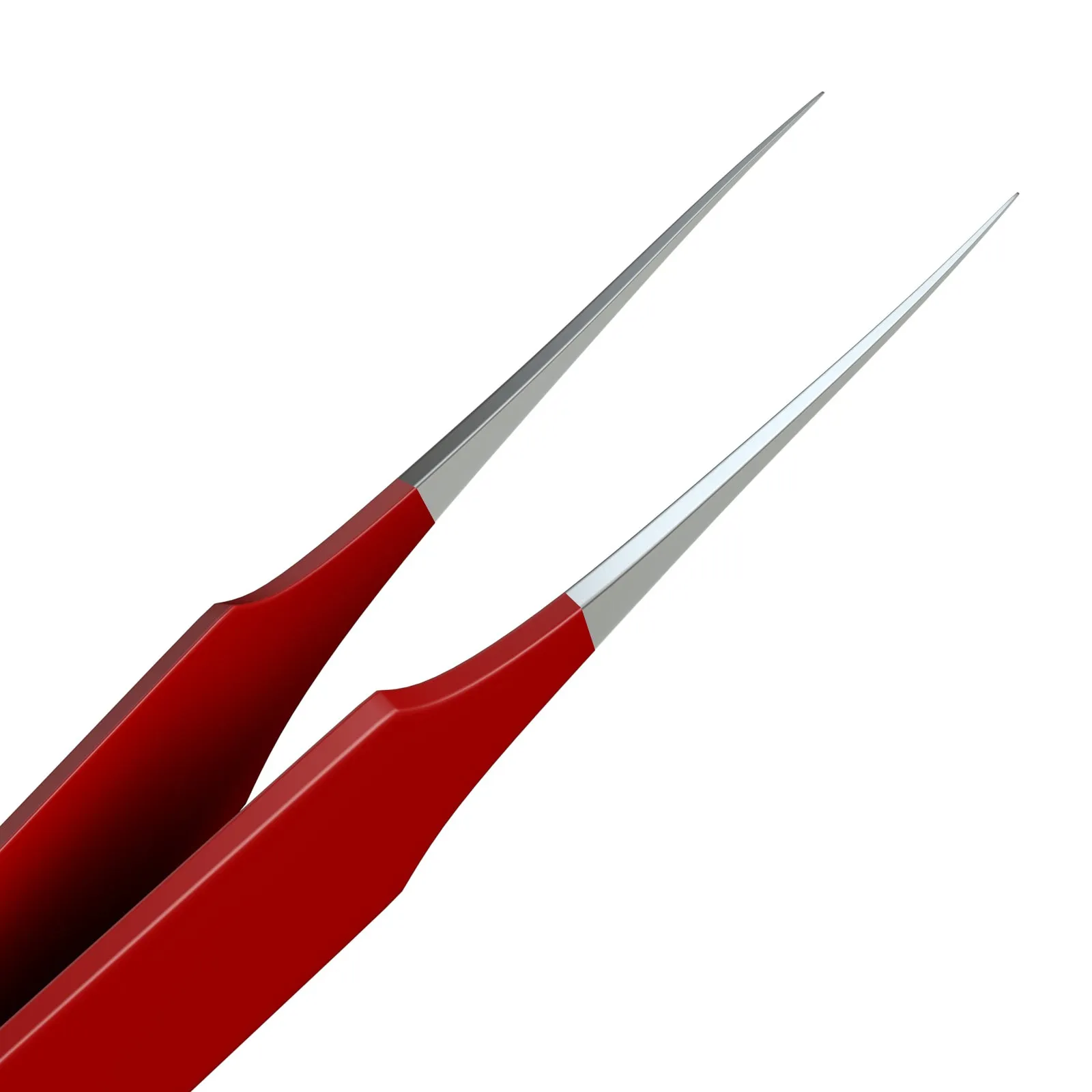 Splinter Tip Tweezers |Stainless Steel | Red