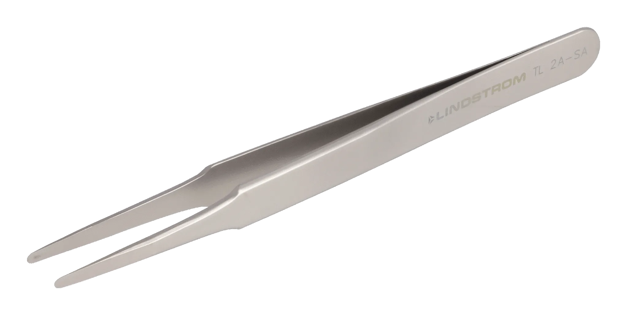 Stainless Steel Economy Tweezers Style 2A with Flat and Fine Round Tips