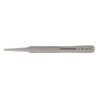 Stainless Steel Economy Tweezers Style 2A with Flat and Fine Round Tips