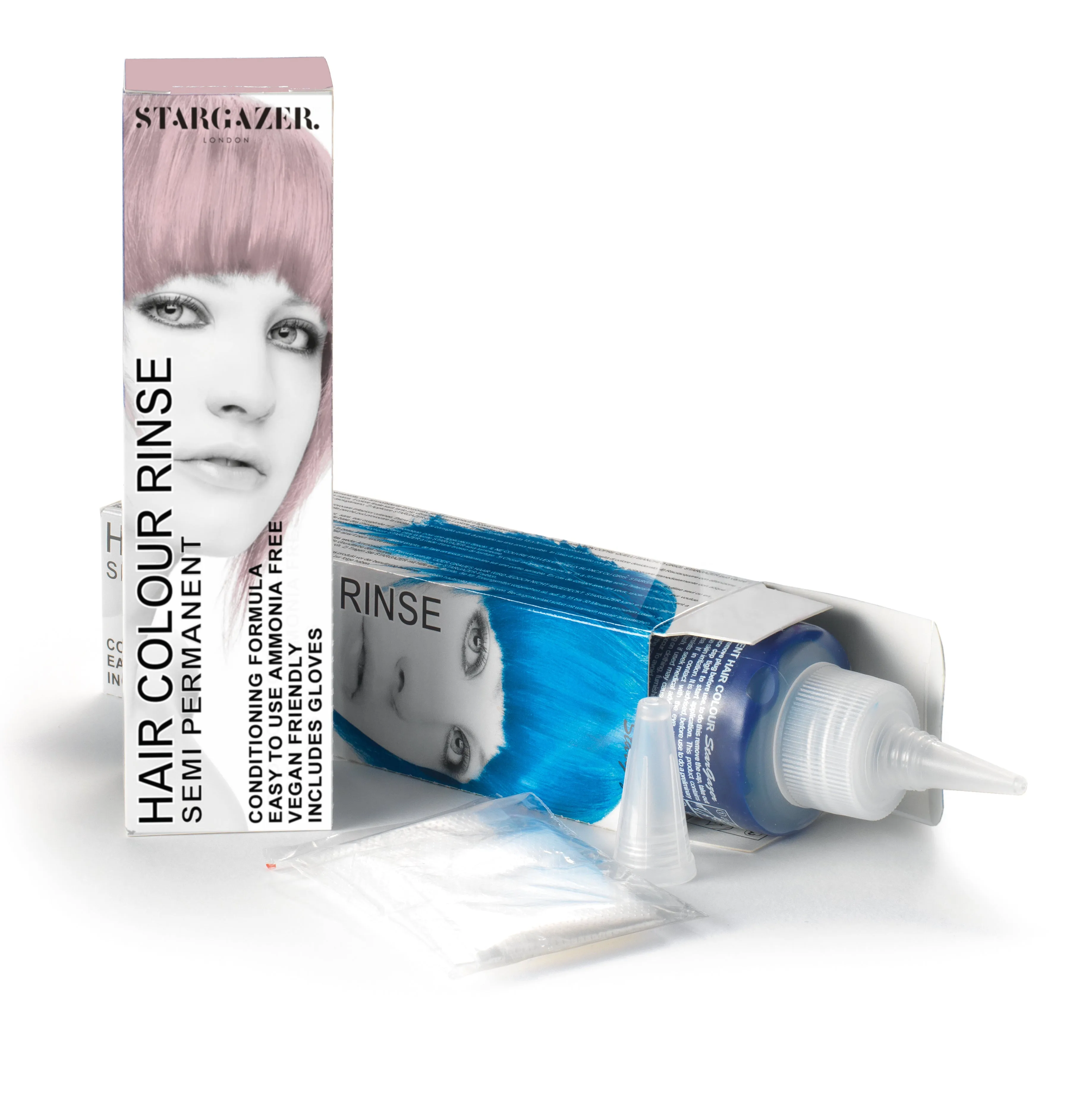 Stargazer Vegan Semi-Permanent Hair Color, Cruelty Free & Ammonia Free Conditioning Super Vibrant Long Lasting Hair Dye Made In The UK. Same Great Formula Since 1984, Includes Disposable Gloves For Application, 2.37 fl. oz. 2