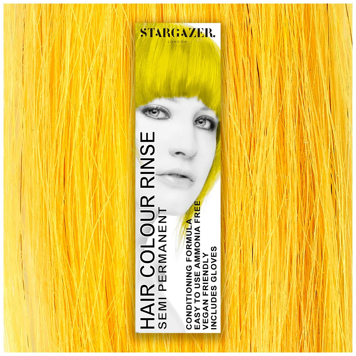 Stargazer Vegan Semi-Permanent Hair Color, Cruelty Free & Ammonia Free Conditioning Super Vibrant Long Lasting Hair Dye Made In The UK. Same Great Formula Since 1984, Includes Disposable Gloves For Application, 2.37 fl. oz. 2