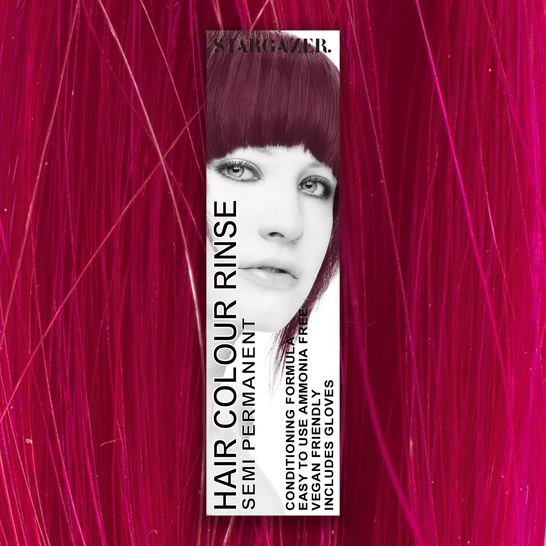Stargazer Vegan Semi-Permanent Hair Color, Cruelty Free & Ammonia Free Conditioning Super Vibrant Long Lasting Hair Dye Made In The UK. Same Great Formula Since 1984, Includes Disposable Gloves For Application, 2.37 fl. oz. 2