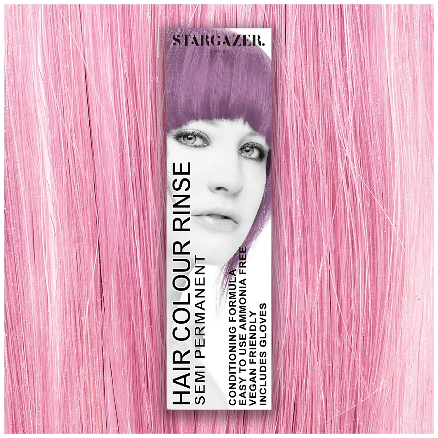 Stargazer Vegan Semi-Permanent Hair Color, Cruelty Free & Ammonia Free Conditioning Super Vibrant Long Lasting Hair Dye Made In The UK. Same Great Formula Since 1984, Includes Disposable Gloves For Application, 2.37 fl. oz. 2