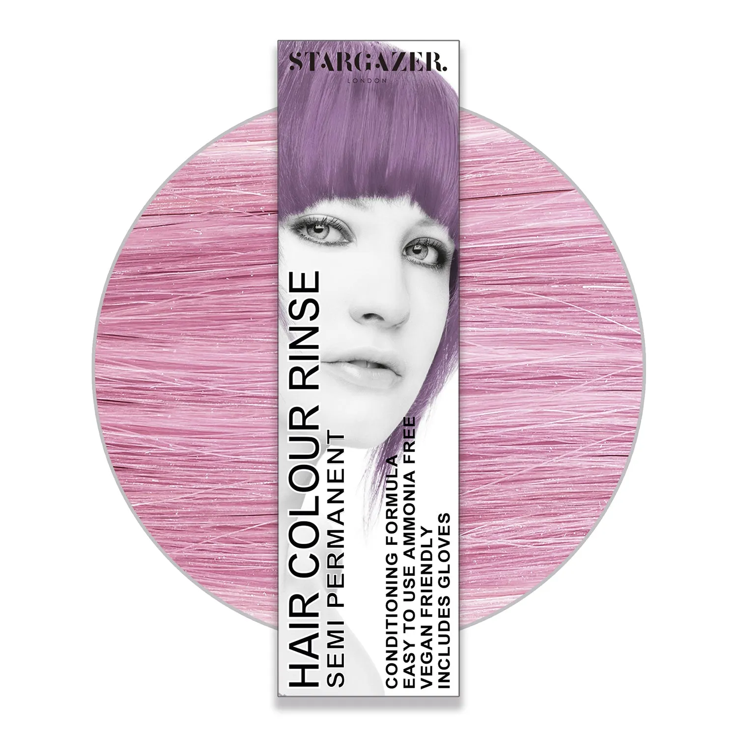 Stargazer Vegan Semi-Permanent Hair Color, Cruelty Free & Ammonia Free Conditioning Super Vibrant Long Lasting Hair Dye Made In The UK. Same Great Formula Since 1984, Includes Disposable Gloves For Application, 2.37 fl. oz. 2