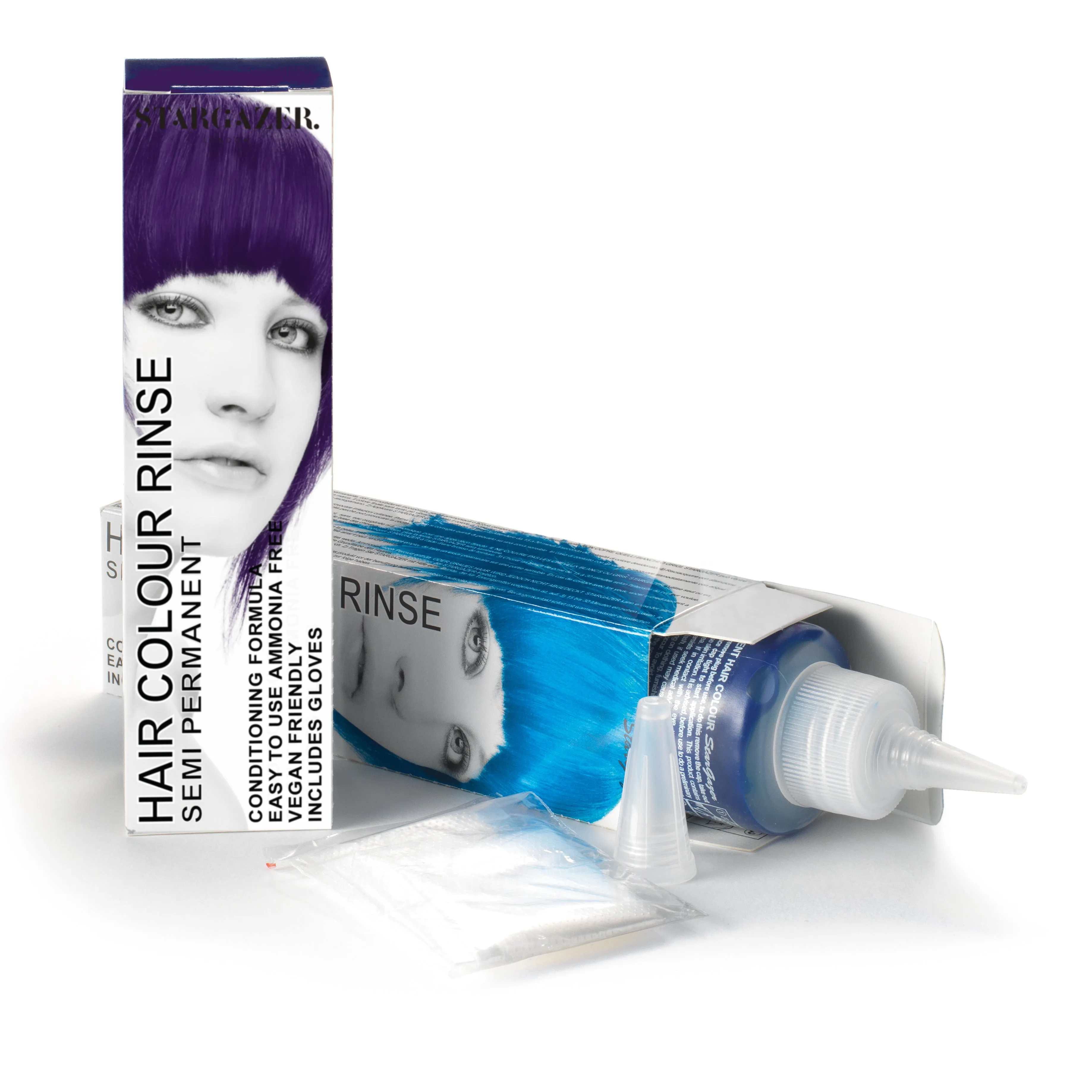 Stargazer Vegan Semi-Permanent Hair Color, Cruelty Free & Ammonia Free Conditioning Super Vibrant Long Lasting Hair Dye Made In The UK. Same Great Formula Since 1984, Includes Disposable Gloves For Application, 2.37 fl. oz. 2