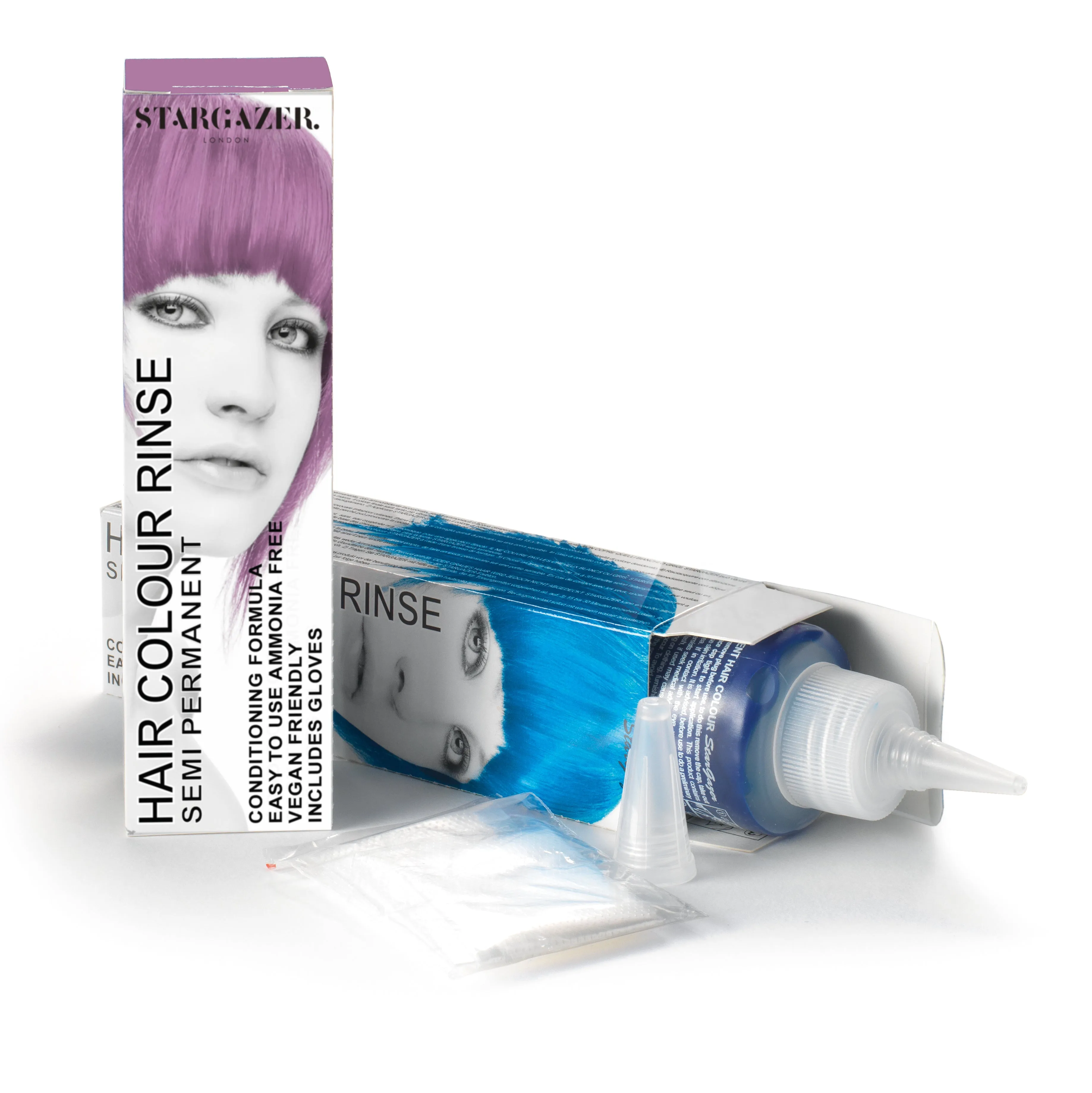Stargazer Vegan Semi-Permanent Hair Color, Cruelty Free & Ammonia Free Conditioning Super Vibrant Long Lasting Hair Dye Made In The UK. Same Great Formula Since 1984, Includes Disposable Gloves For Application, 2.37 fl. oz. 2