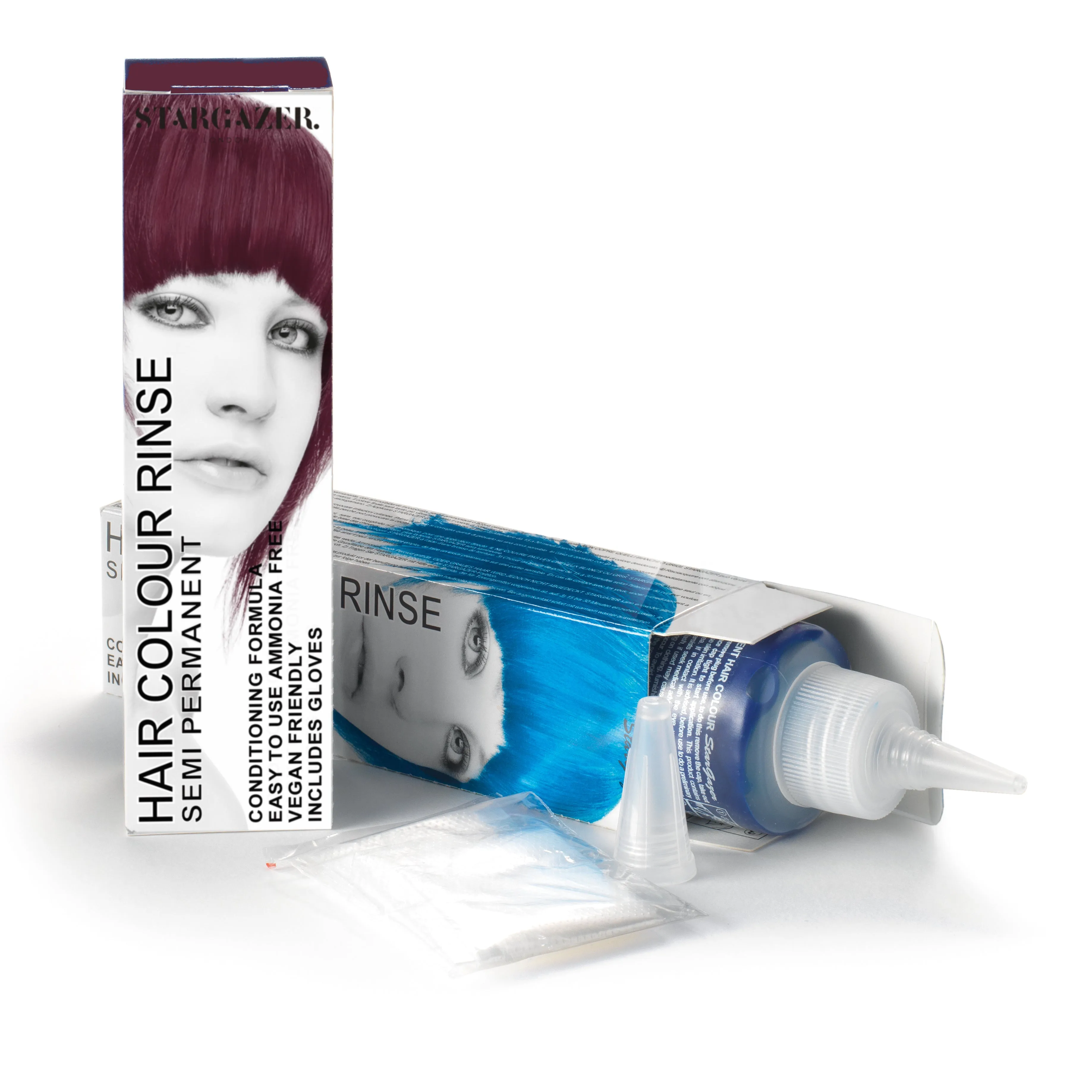 Stargazer Vegan Semi-Permanent Hair Color, Cruelty Free & Ammonia Free Conditioning Super Vibrant Long Lasting Hair Dye Made In The UK. Same Great Formula Since 1984, Includes Disposable Gloves For Application, 2.37 fl. oz. 2