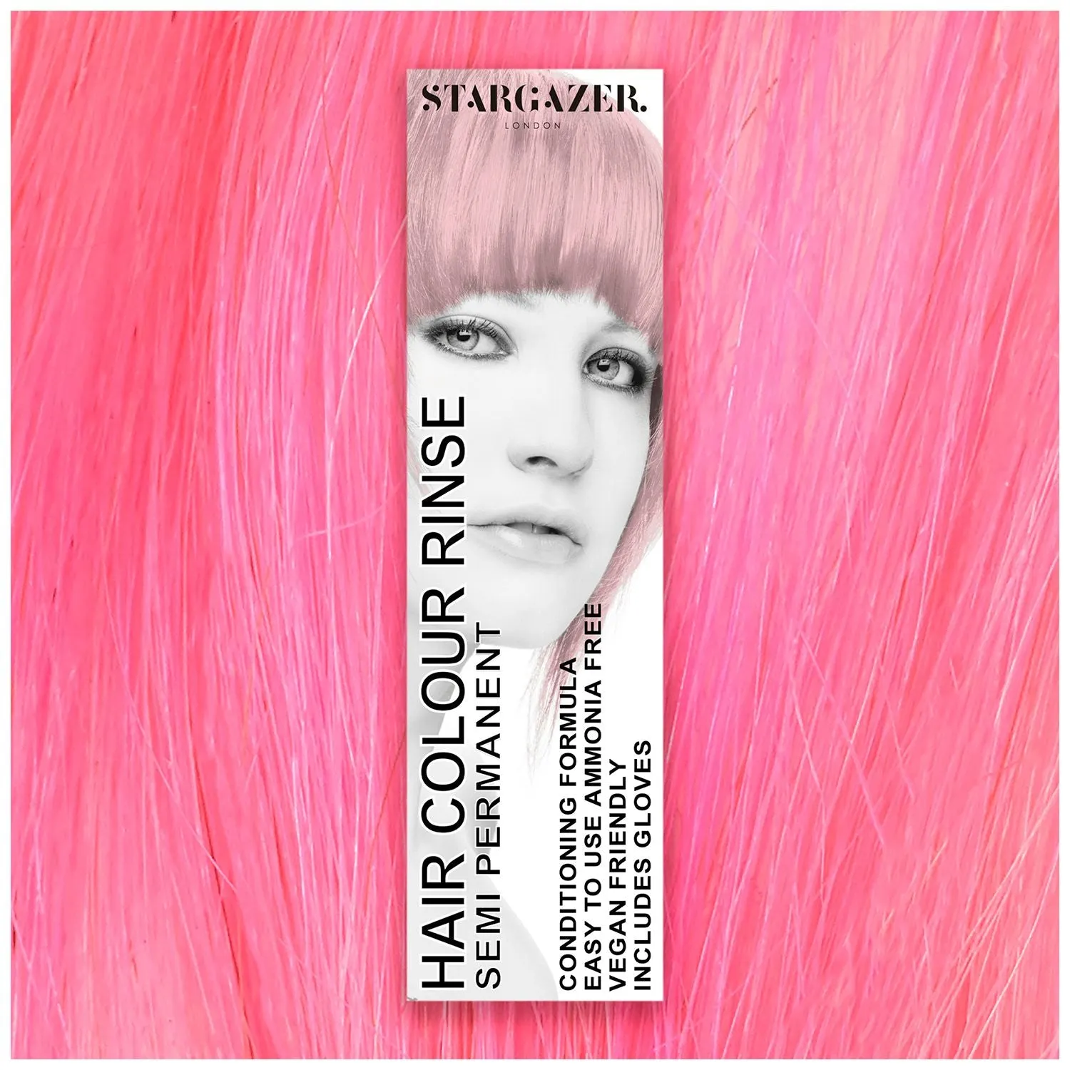 Stargazer Vegan Semi-Permanent Hair Color, Cruelty Free & Ammonia Free Conditioning Super Vibrant Long Lasting Hair Dye Made In The UK. Same Great Formula Since 1984, Includes Disposable Gloves For Application, 2.37 fl. oz. 2