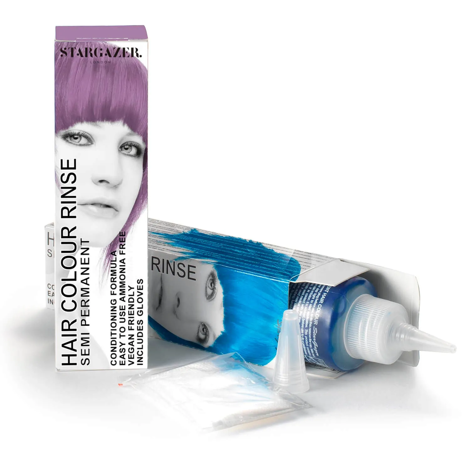 Stargazer Vegan Semi-Permanent Hair Color, Cruelty Free & Ammonia Free Conditioning Super Vibrant Long Lasting Hair Dye Made In The UK. Same Great Formula Since 1984, Includes Disposable Gloves For Application, 2.37 fl. oz. 2