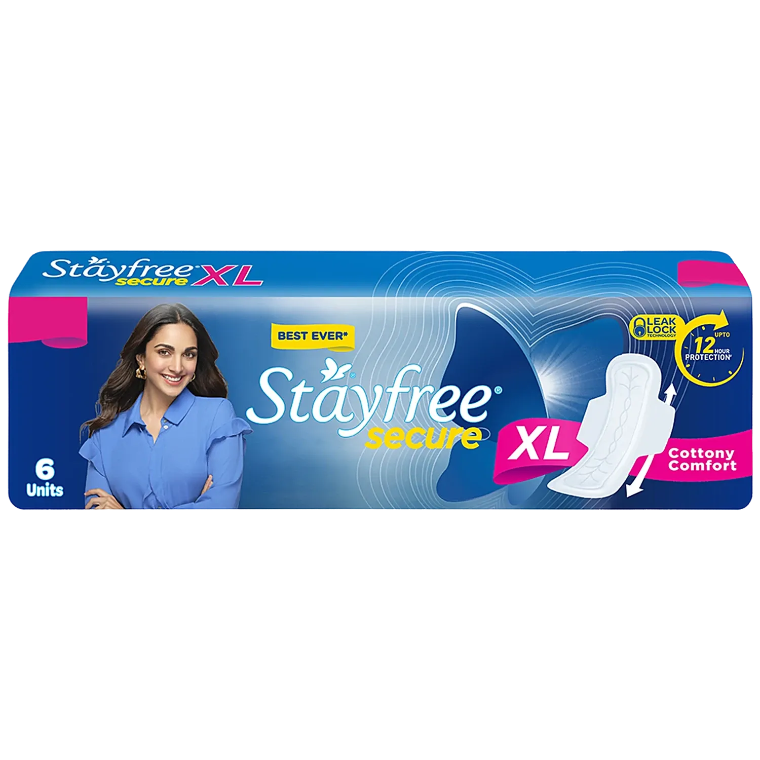 Stayfree Secure Cottony Comfort - XL 6 pads