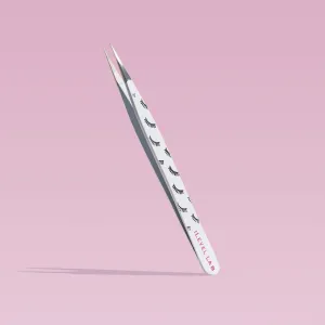 STRAIGHT LASH TWEEZERS  - LASH PRINT