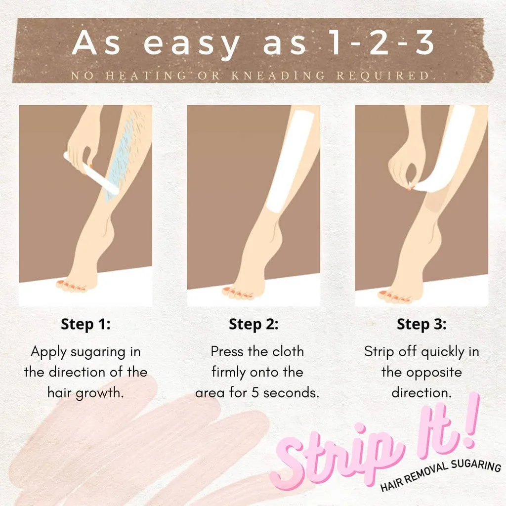 Strip It! Hair Removal Sugaring Kit