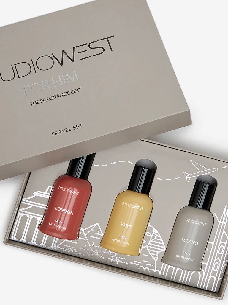 Studiowest Man Travel Edit Fragrance - Pack of 3