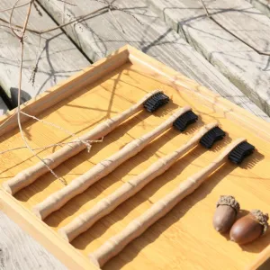 Stylish Nature Soft Bristle Bamboo Toothbrush for Adults