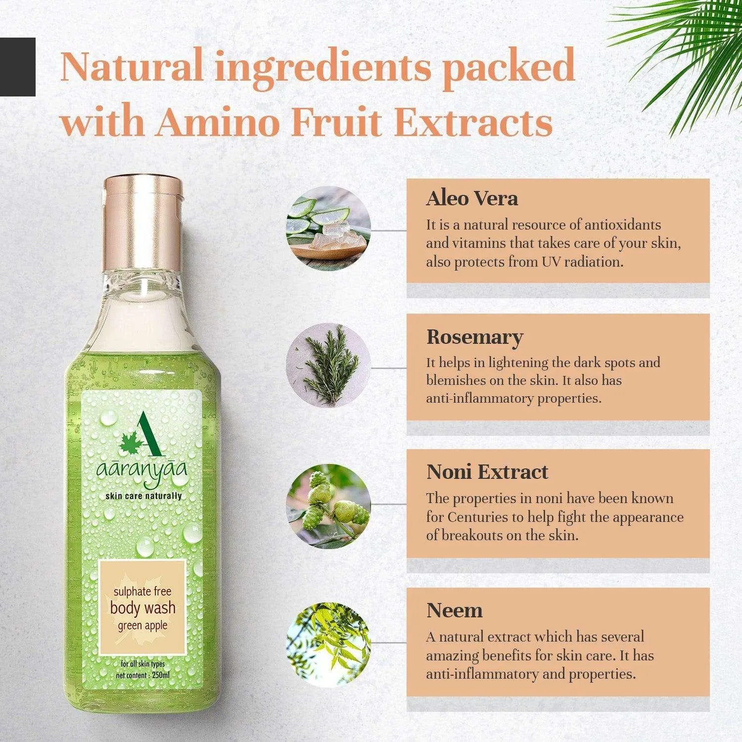 Sulphate Free Body Wash Green Apple