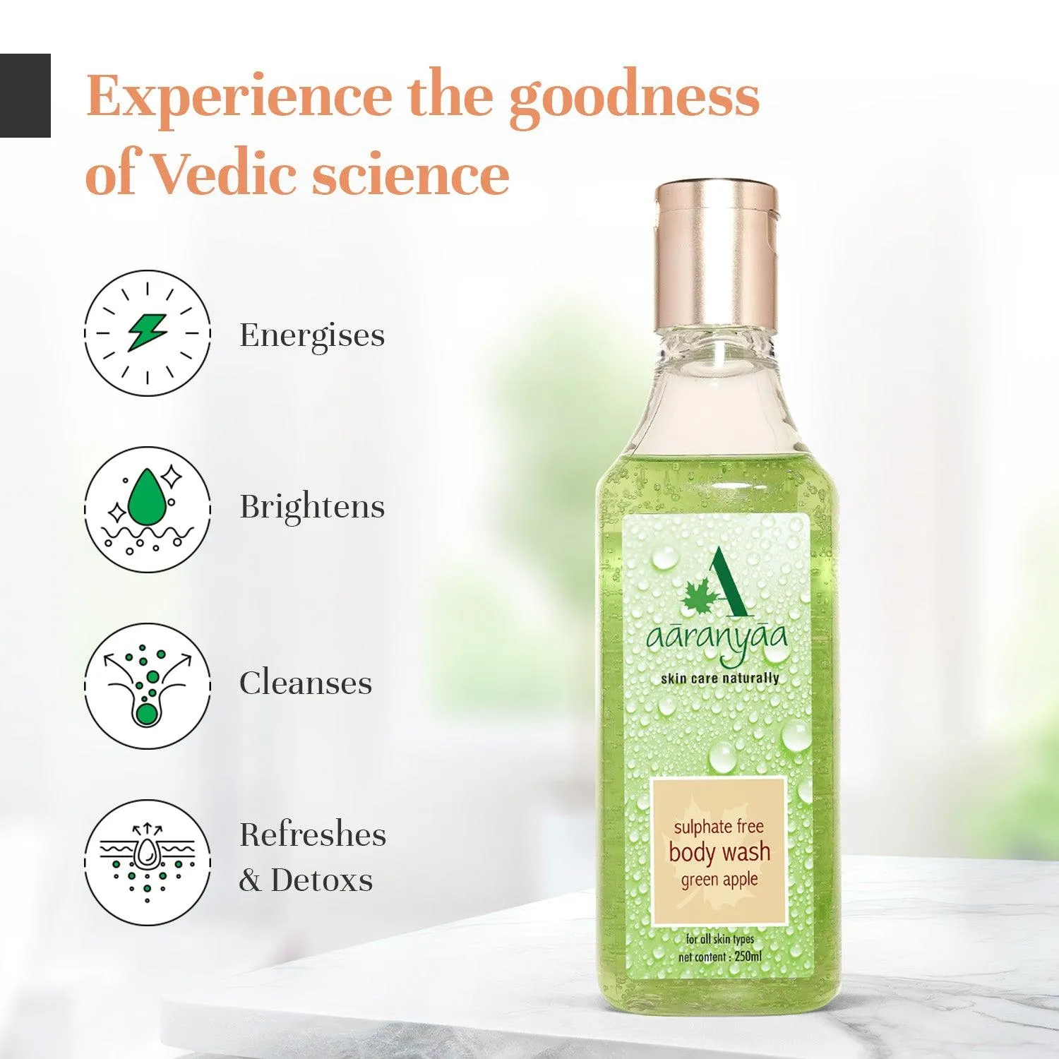 Sulphate Free Body Wash Green Apple