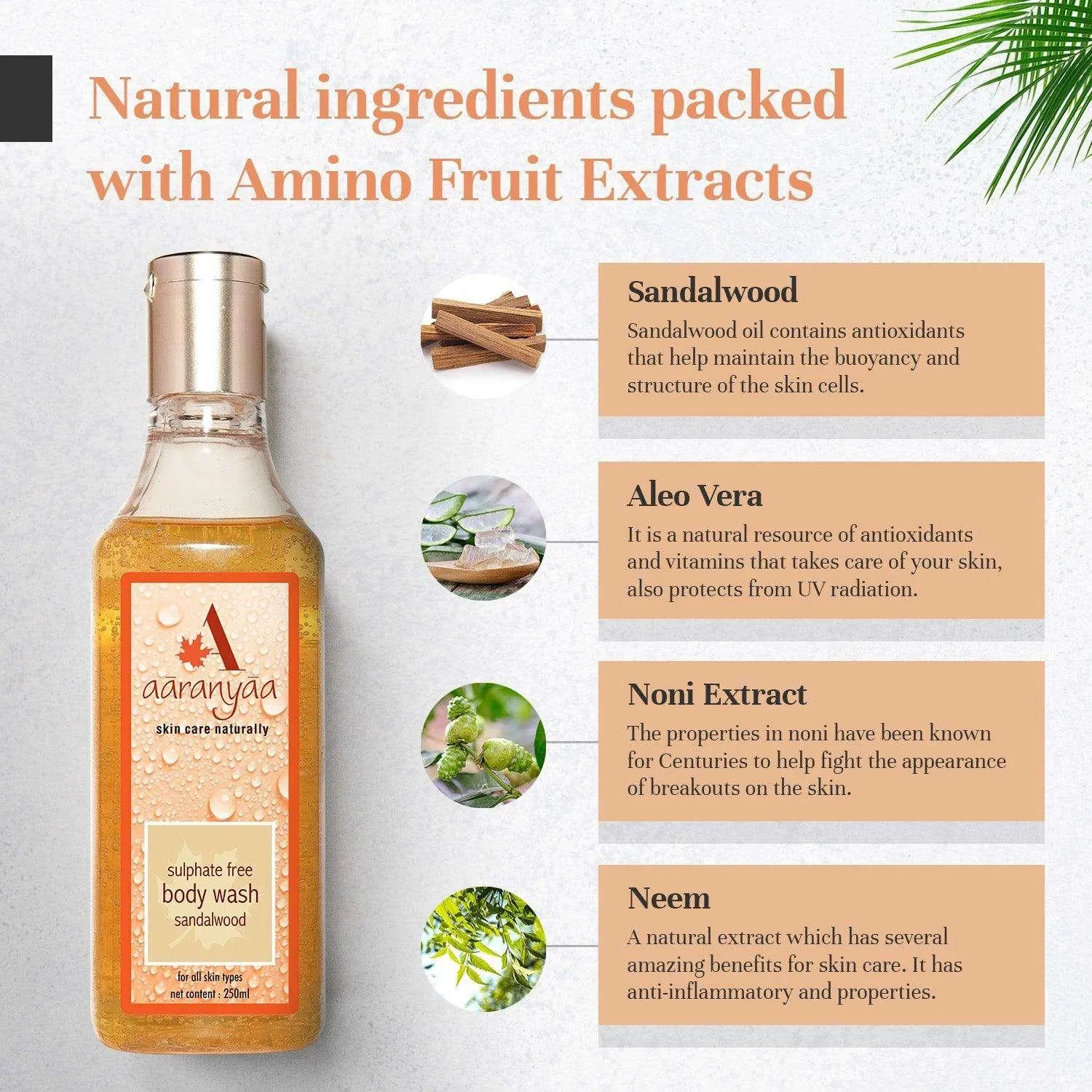 Sulphate Free Body Wash Sandalwood Oil