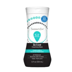 Summer's eve Active cleansing wash cools with  boost of freshness