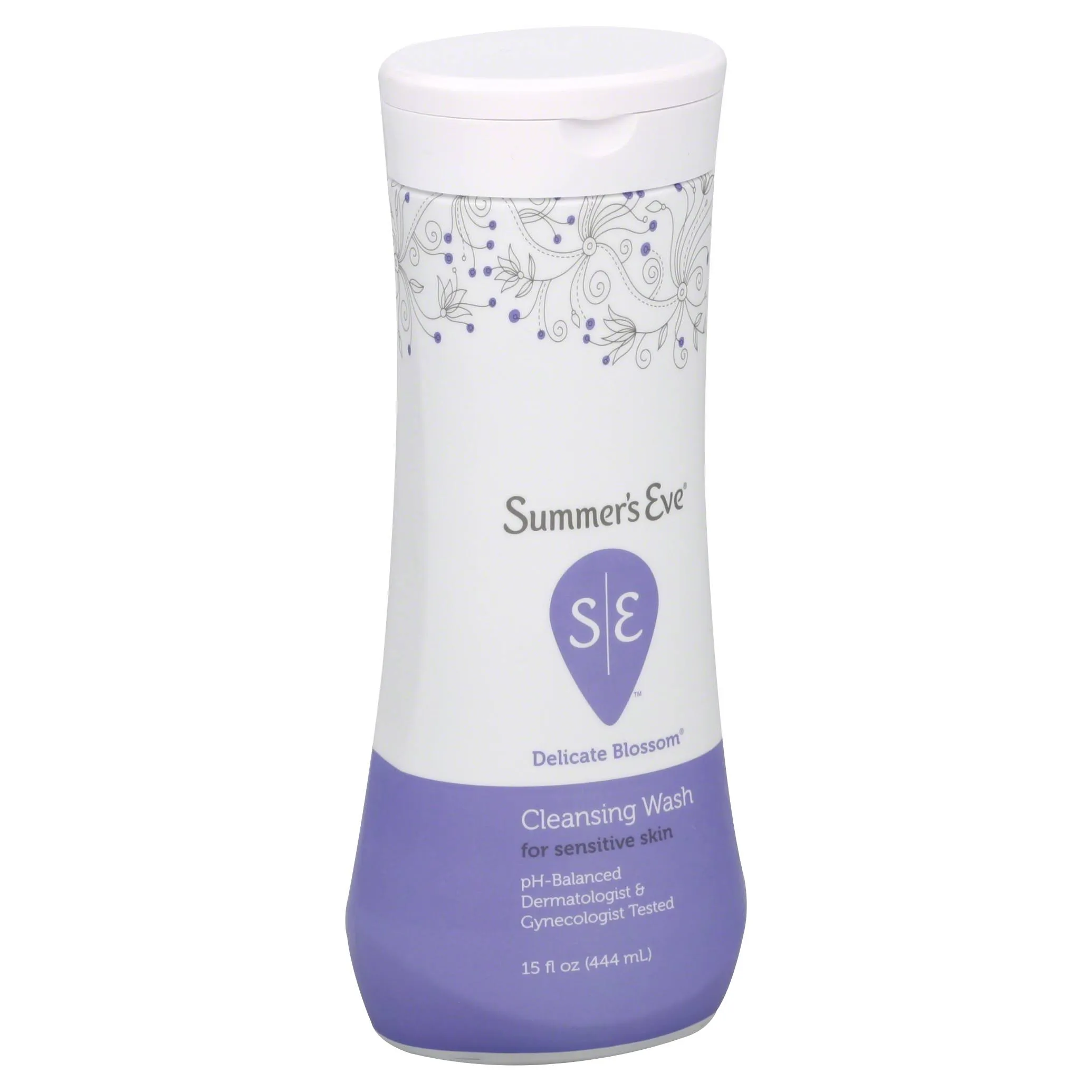 Summer's Eve Feminine Wash For Sensitive Skin Delicate Blossom 15 oz