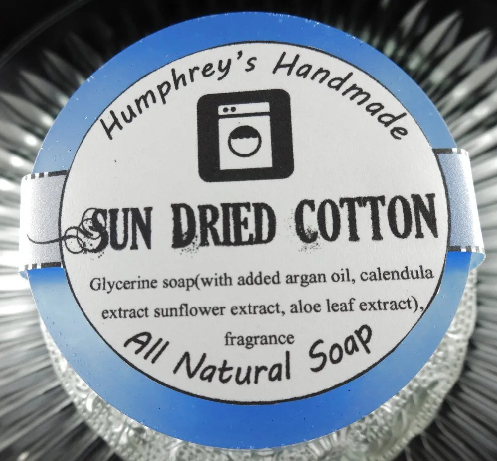 SUN DRIED COTTON Soap | Unisex | Fabric Softener Scented | Beard Wash | Shave Soap | Shampoo Bar
