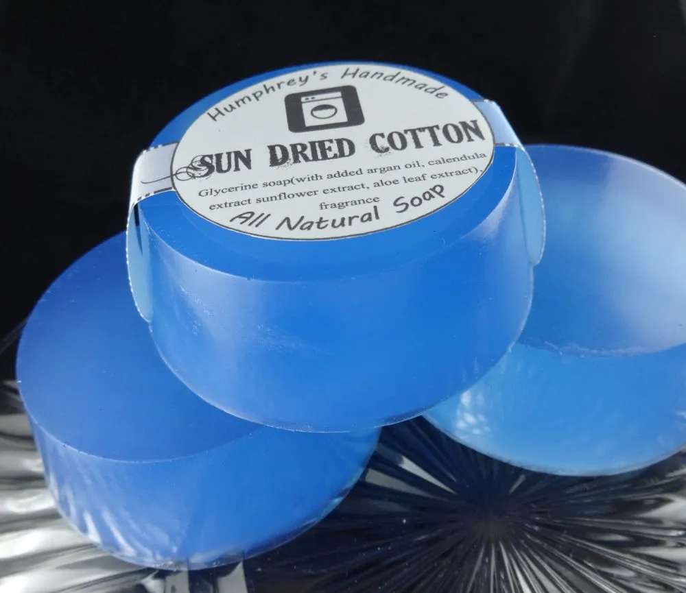 SUN DRIED COTTON Soap | Unisex | Fabric Softener Scented | Beard Wash | Shave Soap | Shampoo Bar