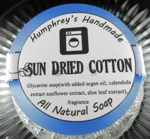 SUN DRIED COTTON Soap | Unisex | Fabric Softener Scented | Beard Wash | Shave Soap | Shampoo Bar
