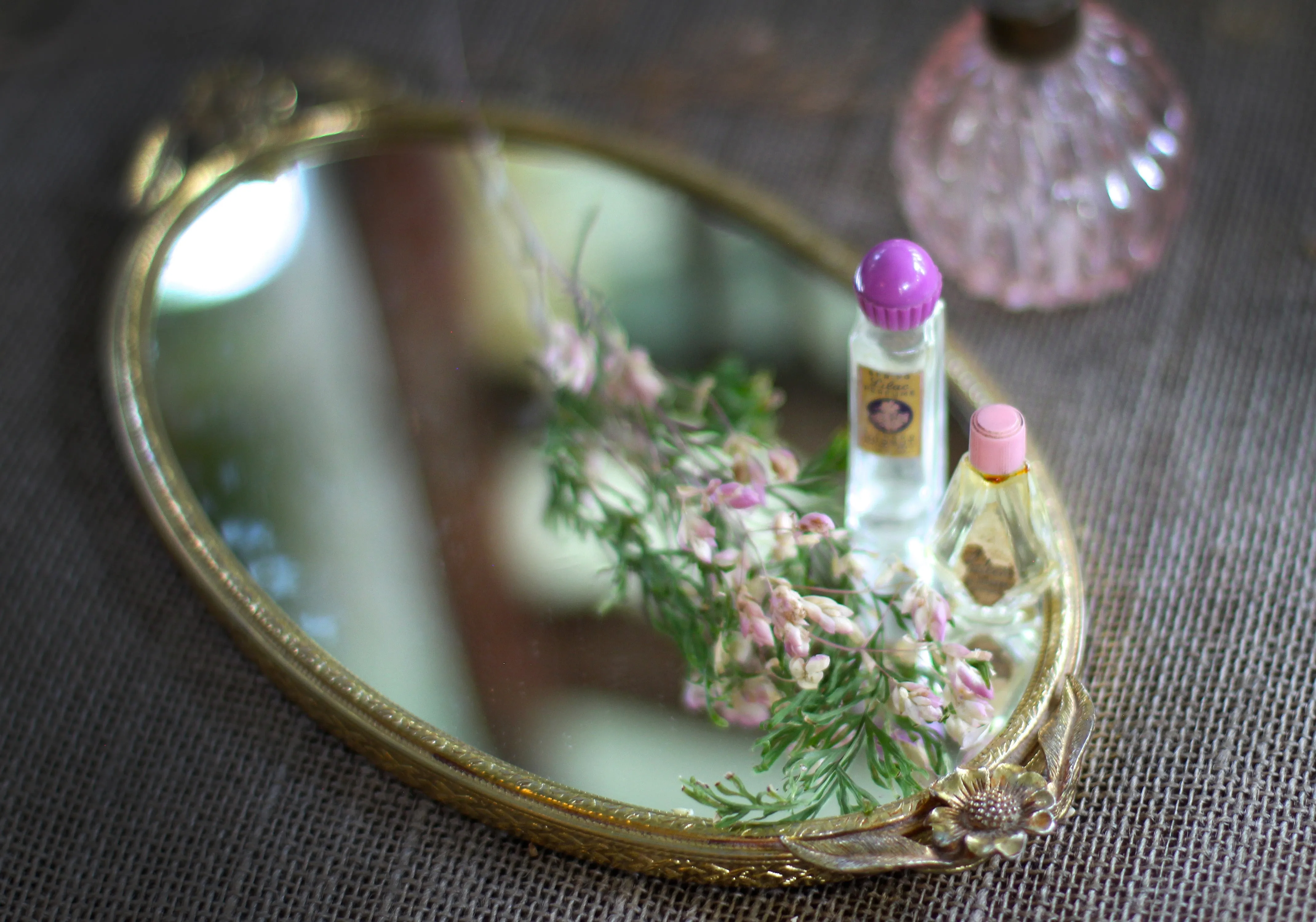 Sunflower Vintage Vanity Mirror #101