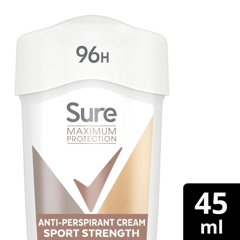 Sure Maximum Protection 96h Sport Strength Anti-Perspirant Deodorant Stick 45ml
