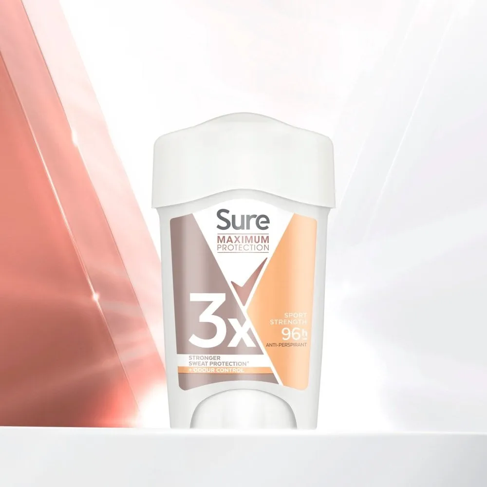 Sure Maximum Protection 96h Sport Strength Anti-Perspirant Deodorant Stick 45ml