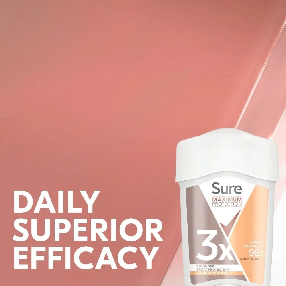 Sure Maximum Protection 96h Sport Strength Anti-Perspirant Deodorant Stick 45ml