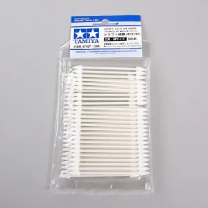 Tamiya 87107 Craft Cotton Swab Trianglar Medium (50 pcs.)
