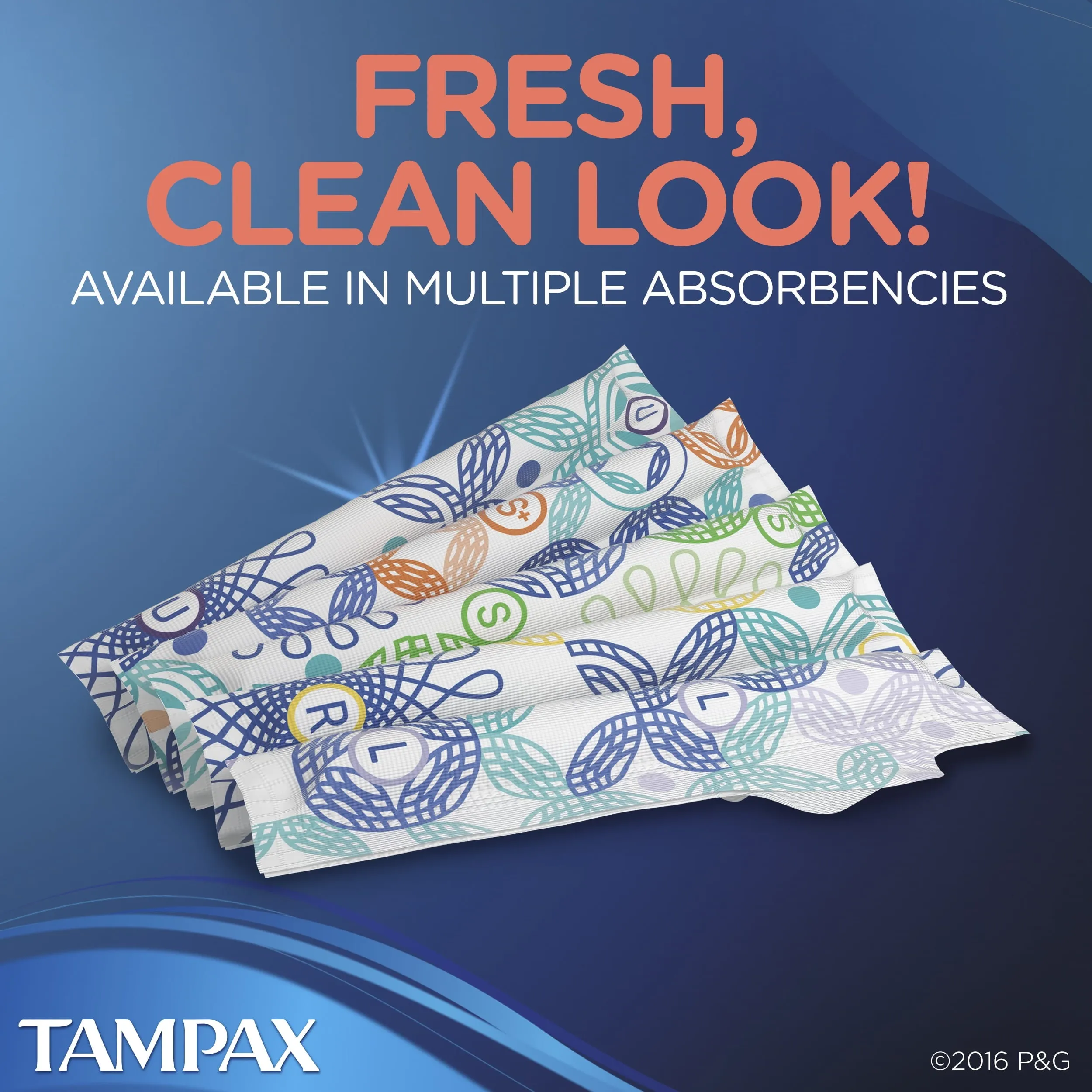 Tampax Pearl Regular Plastic Tampons, Unscented, 8 Count