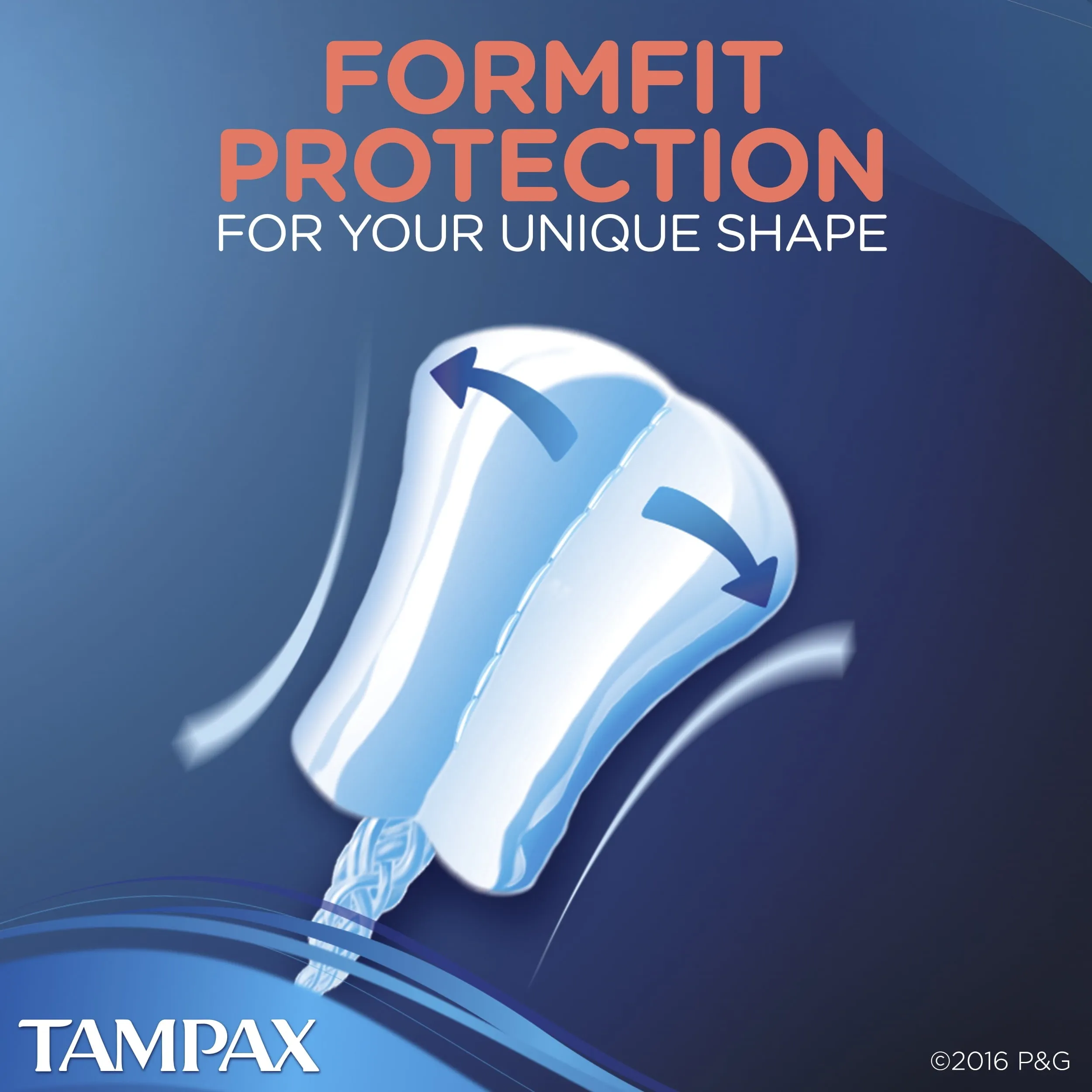 Tampax Pearl Regular Plastic Tampons, Unscented, 8 Count
