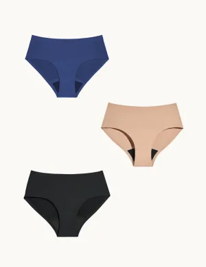 Teen Super Leakproof® No-Show Boyshort 3-Pack - Kit