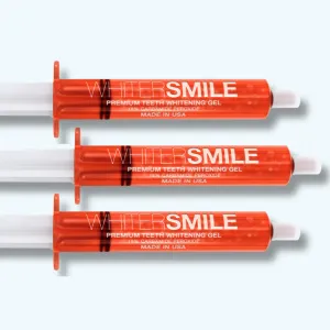 Teeth Whitening Gel (Made In USA) 3 x 10g Bulk Syringes