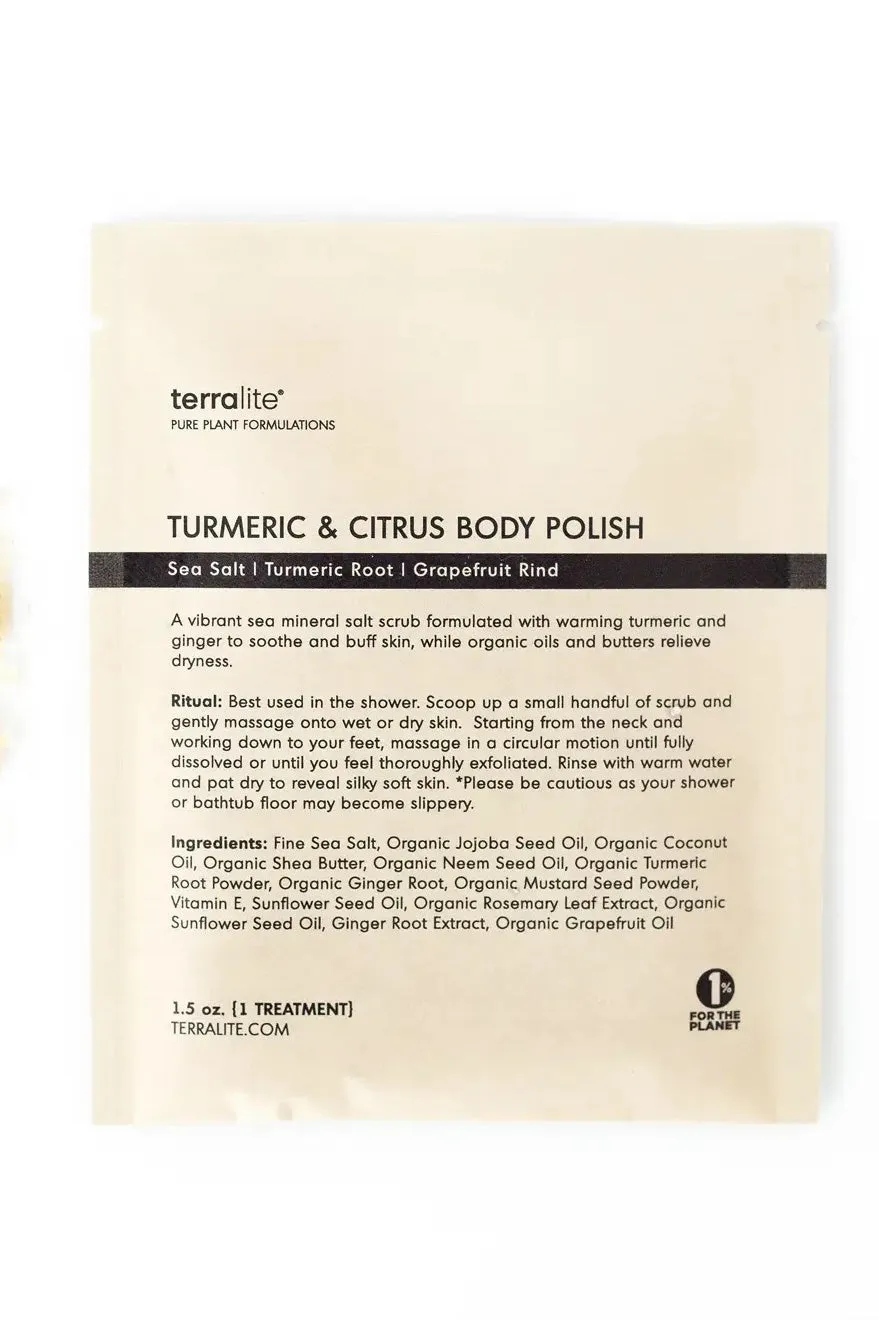 Terralite Turmeric Citrus Body Polish