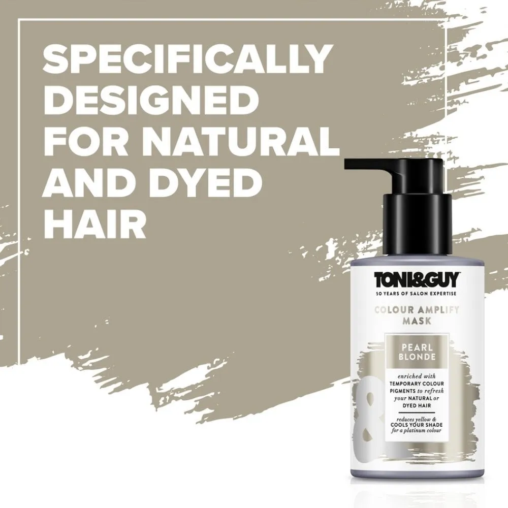 Toni & Guy Temporary Colour Amplify Mask Pearl Blonde 200ml