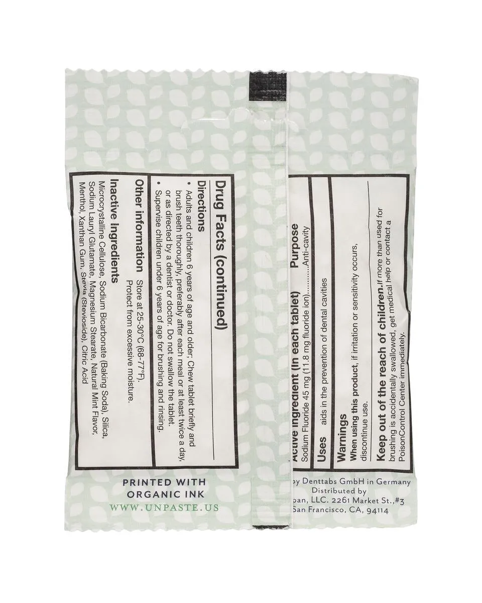 Toothpaste Tabs with Fluoride