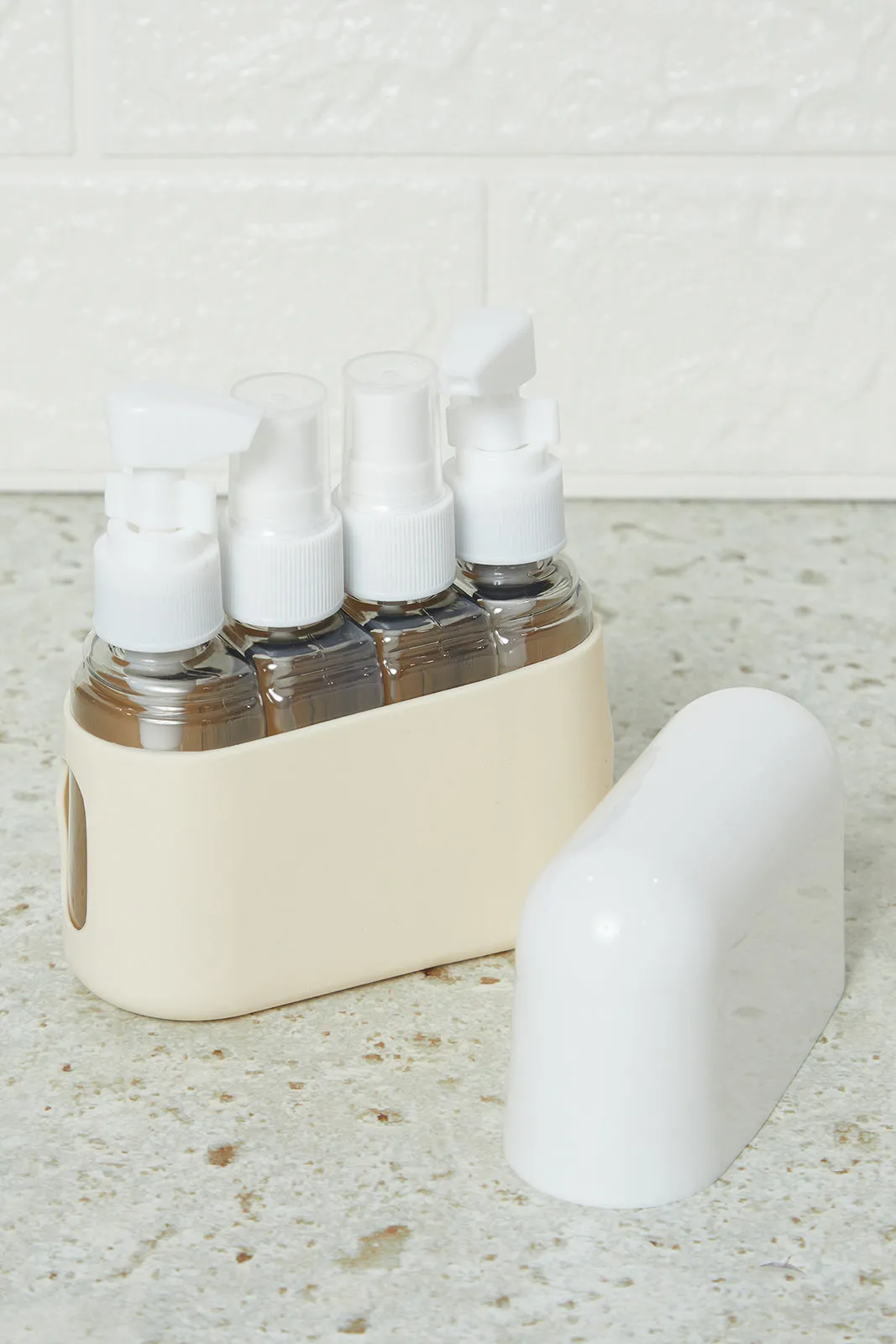 Transparent Travel Bottle Set Of 4(Piece)