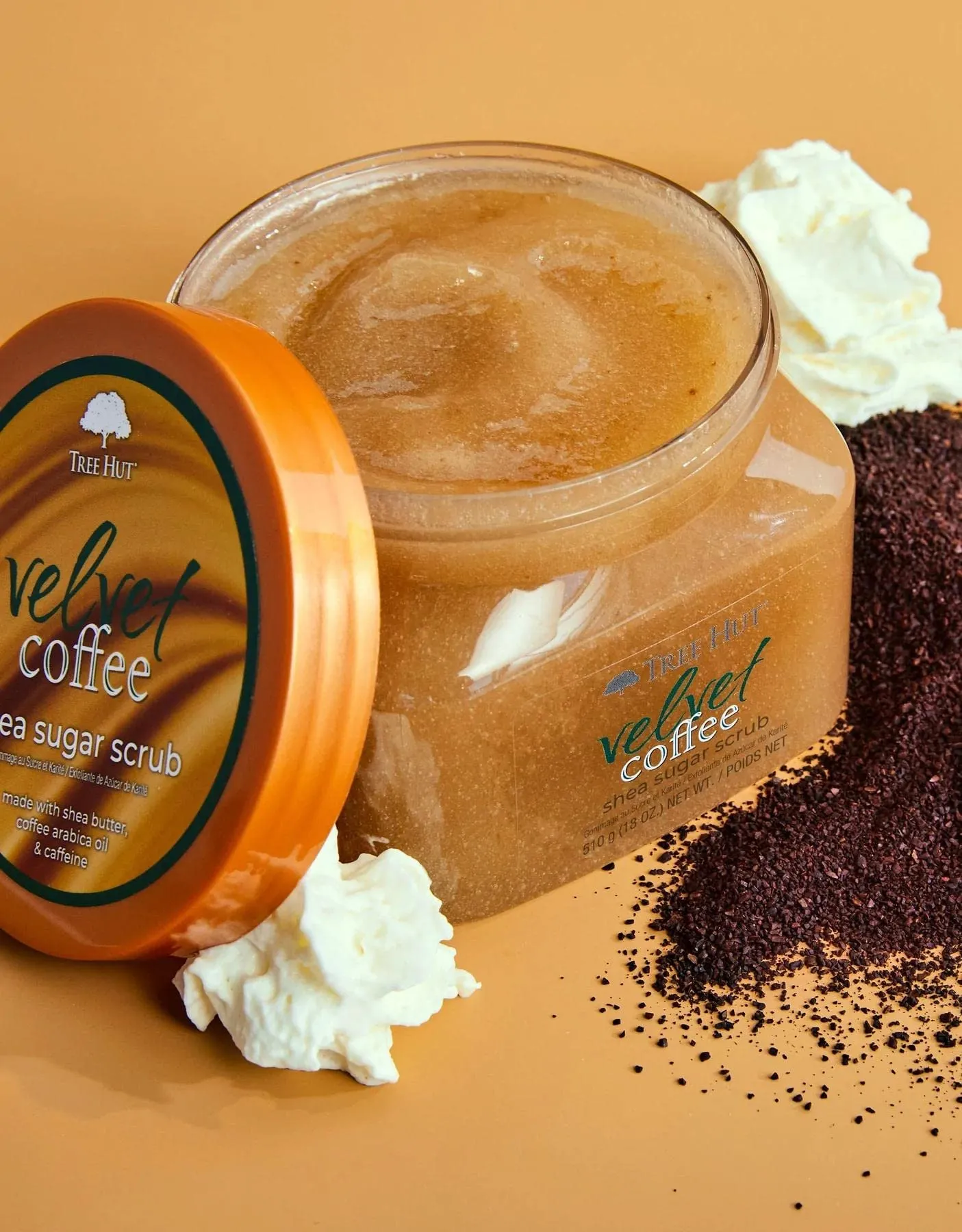TREE HUT Velvet Coffee Shea Sugar Scrub مقشر الجسم بالقهوة