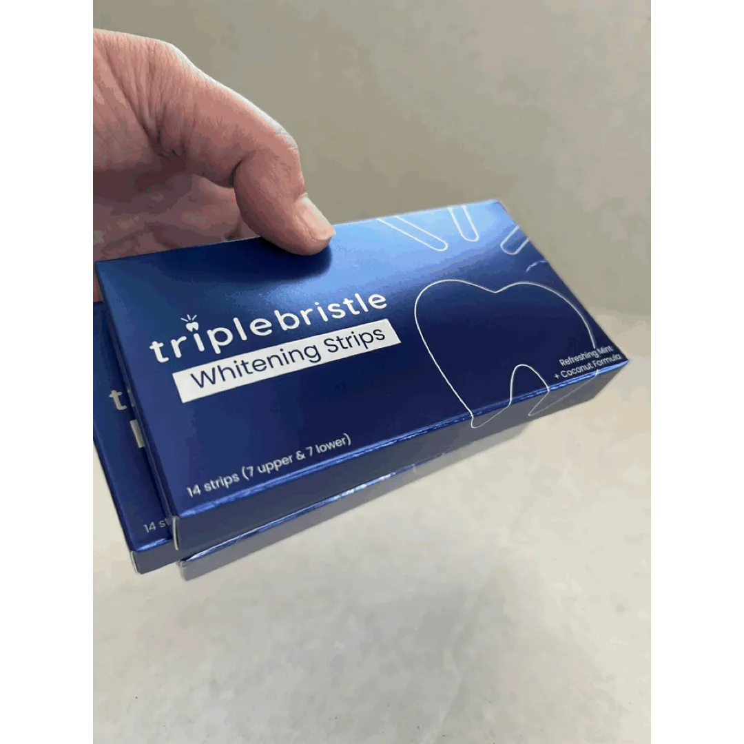 Triple Bristle Teeth Whitening Strips