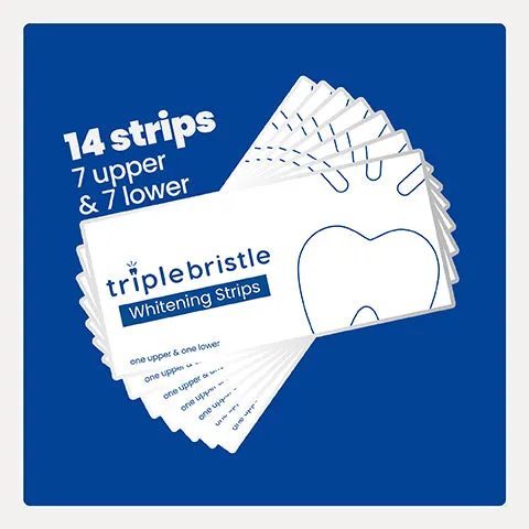 Triple Bristle Teeth Whitening Strips