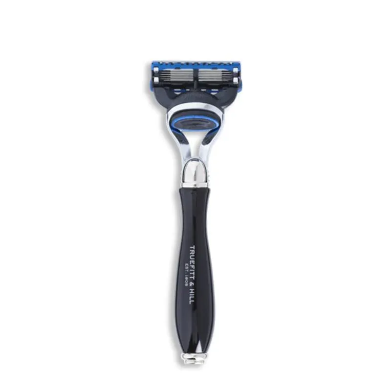 TRUEFITT & HILL WELLINGTON RAZOR – FUSION 5 BLADE - EBONY